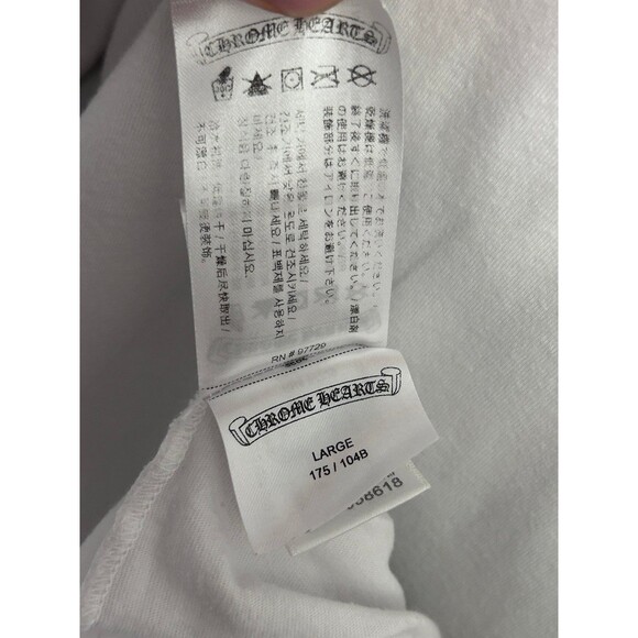 Chrome Hearts Multi-Color Cross Cemetery long-sleeve T-shirt in white Large - Picture 10 of 11